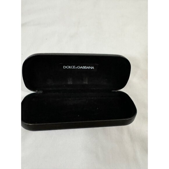 Authentic Dolce & Gabbana Sunglasses Case Only Leather Black - Picture 4 of 5